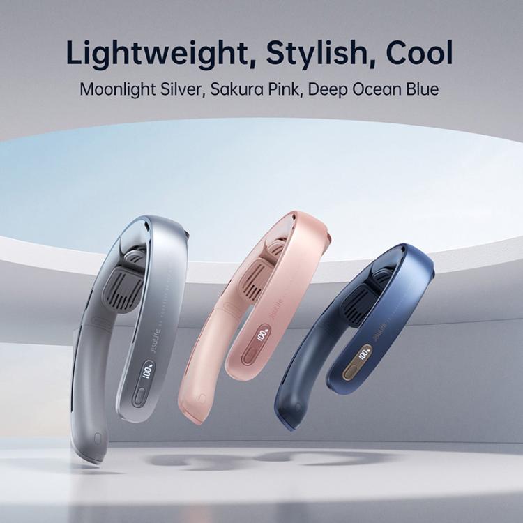 JisuLife FA45 100-speed Dual Turbo Portable Neck Fan Pro1