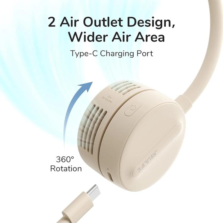 JisuLife FA25 Outdoor Sports Portable Neck Fan Life1
