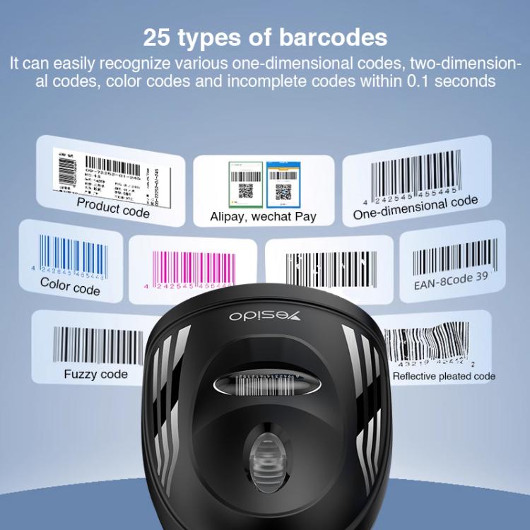 Yesido EC21 1D / 2D Wired Barcode Scanner