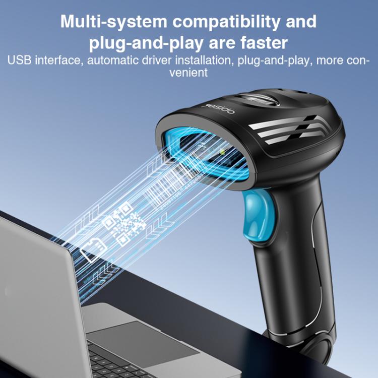 Yesido EC21 1D / 2D Wired Barcode Scanner
