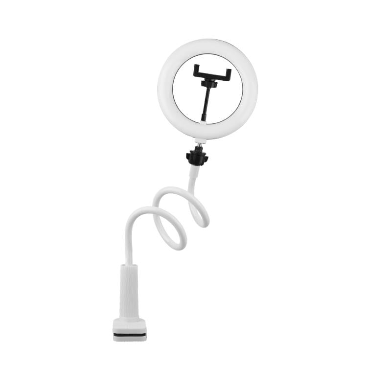 8 inch Striped Selfie Live Streaming Photography Lazy Stand LED Ring Fill Light Set, 8 inch