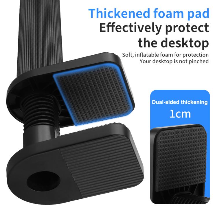 8 inch Striped Selfie Live Streaming Photography Lazy Stand LED Ring Fill Light Set, 8 inch