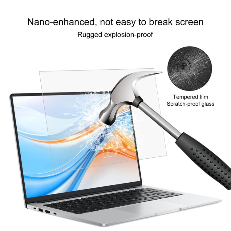 25pcs 9H HD Tempered Glass Film, For Honor Magicbook X16 Plus 16 2025, For Honor Magicbook X14 Plus 14 2025