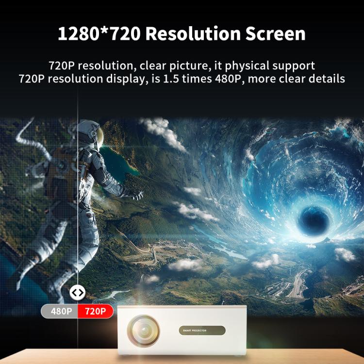 WOWOTO WWT-BL02E Android 9.0 LCD Display 1280x720P 150ANSI Smart Projector