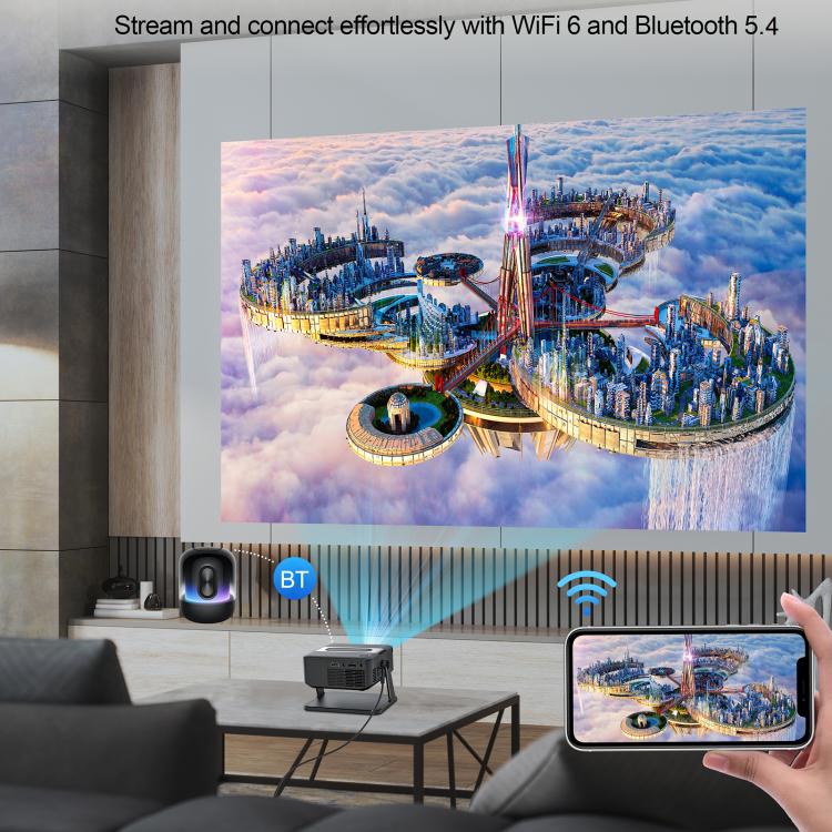 WOWOTO WWT-BL15 Android 11 LCD Display 720P 120ANSI Smart Projector, WWT-BL15