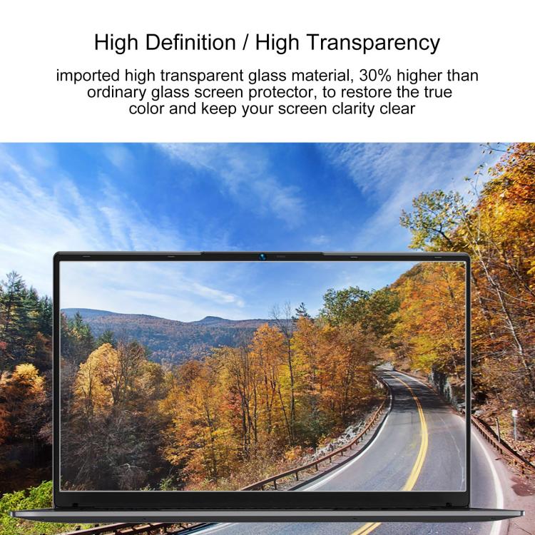 9H 0.3mm Explosion-proof Tempered Glass Film, For BMAX MAXBook X15 Pro 15.6 inch