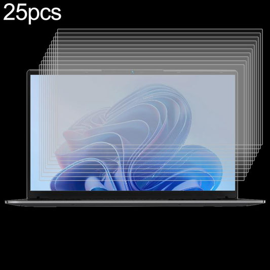 25pcs 9H 0.3mm Explosion-proof Tempered Glass Film, For BMAX MAXBook X15 Pro 15.6 inch