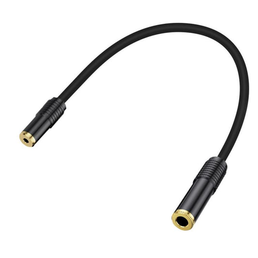 3.5mm Dual-channel Female to 6.35mm Dual-channel Female Stereo Audio Cable, 0.5m, 1.8m, 3m