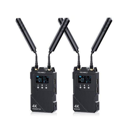 FEELWORLD WT1H 4K Wireless Video Transmission System Dual HDMI-compatible Full Duplex Intercom Live Streaming, WT1H