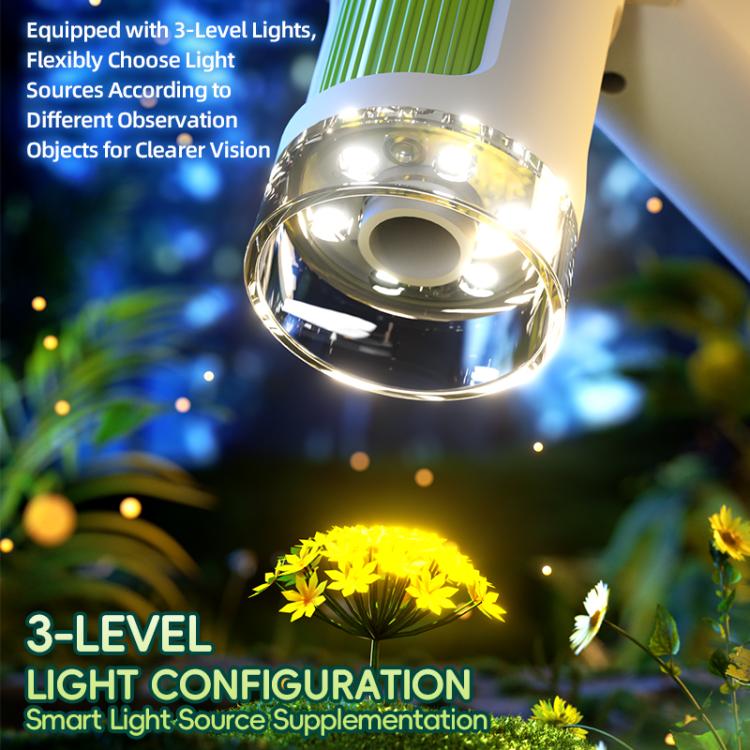 JJR/C P01 4.0 inch HD Color Screen 1600x Children Electron Microscope