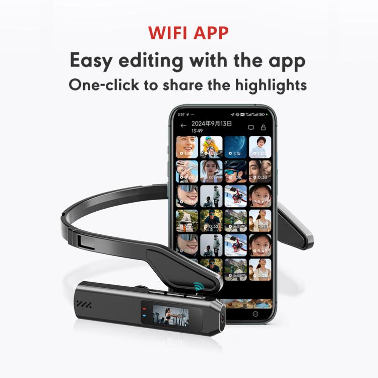 S111 2.7K 110-degree Wide Head-Mounted Sports Camera