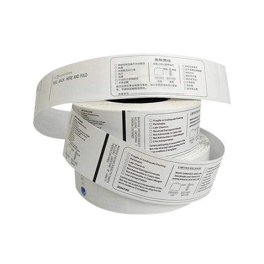 Luggage Label Strips with Monza R6-P Chip UHF RFID Labels Dry Inlay