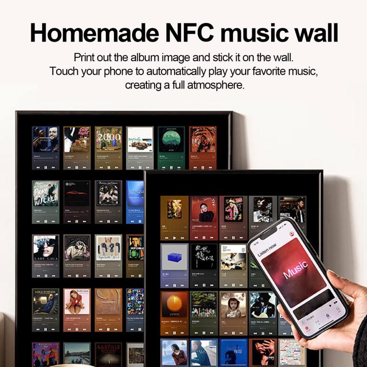 NFC Tags Sticker with NTAG213 Chip HF RFID Labels Coated Paper Round 25mm