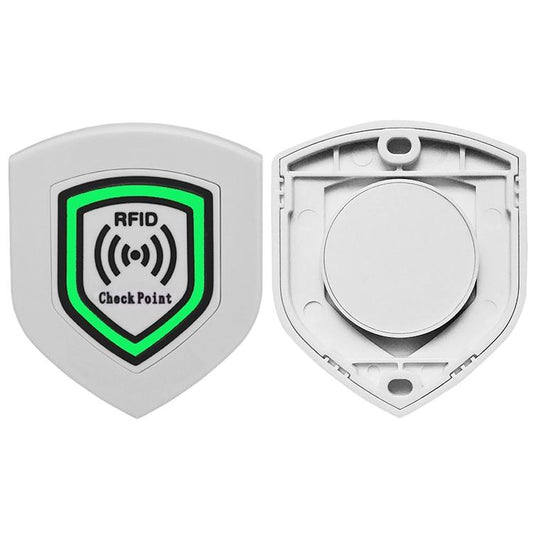 Reflective RFID Patrol Electronic NFC Tags, Size:  66x53x7.5mm