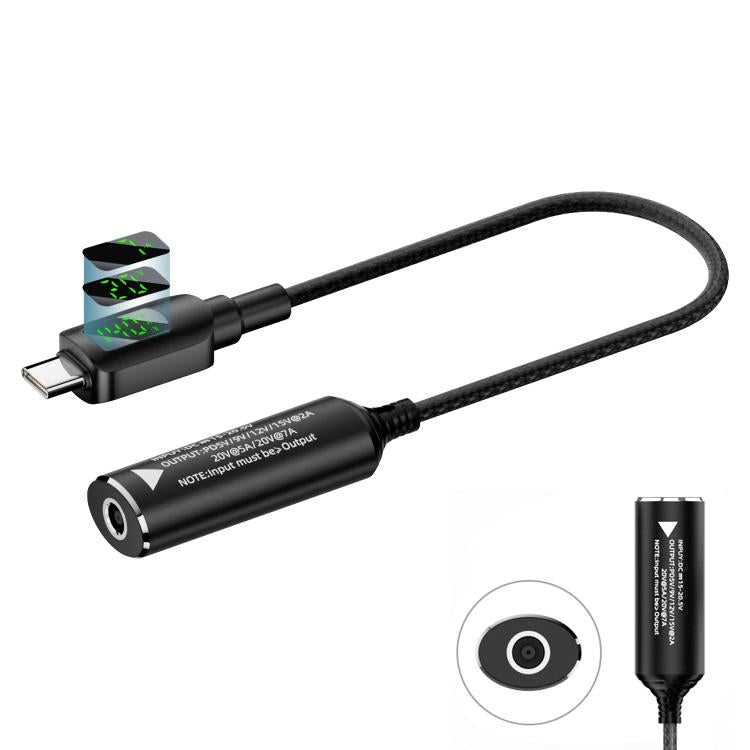140W Digital Display Laptop Charging Adapter Connector