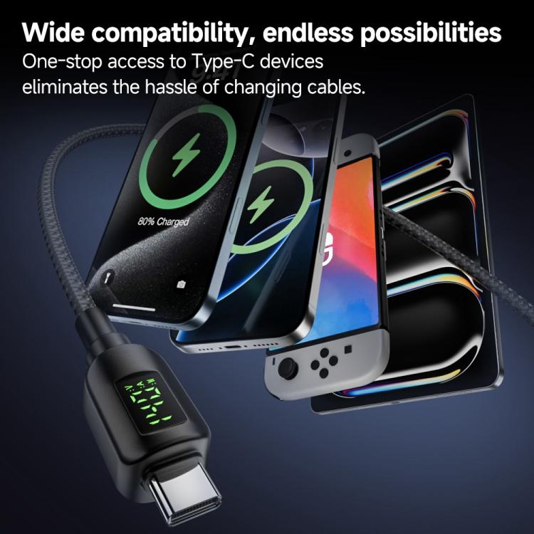 140W Digital Display Laptop Charging Adapter Connector