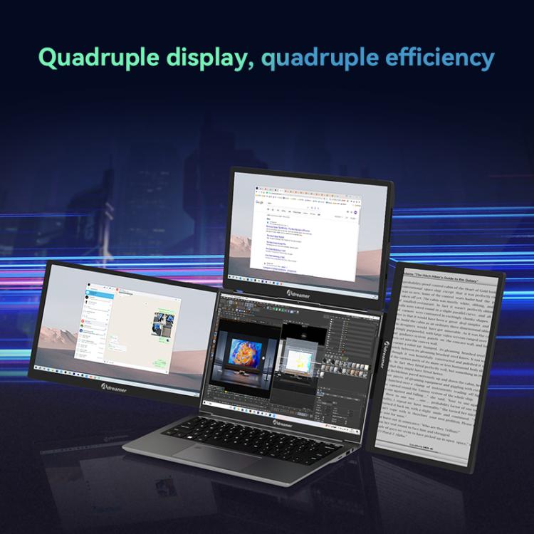 Arie 13 13.3 inch Expanded Display Triple Portable Monitor, US Plug, UK Plug, EU Plug