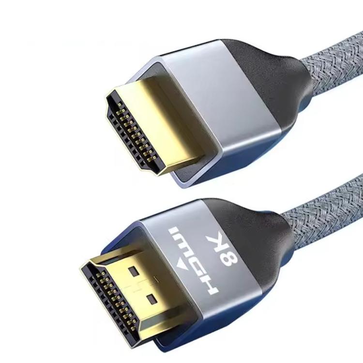 HDMI2.1 8K 60Hz Multi-shield Protection HD Video Cable, 1m, 2m, 3m