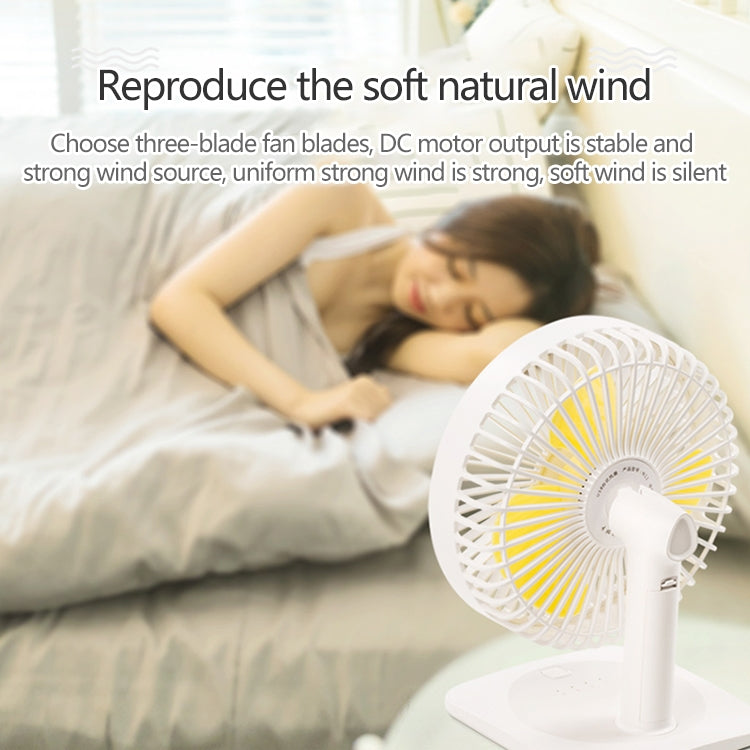 N11 Adjustable USB Charging Mute Desktop Electric Fan, with 3 Speed Control