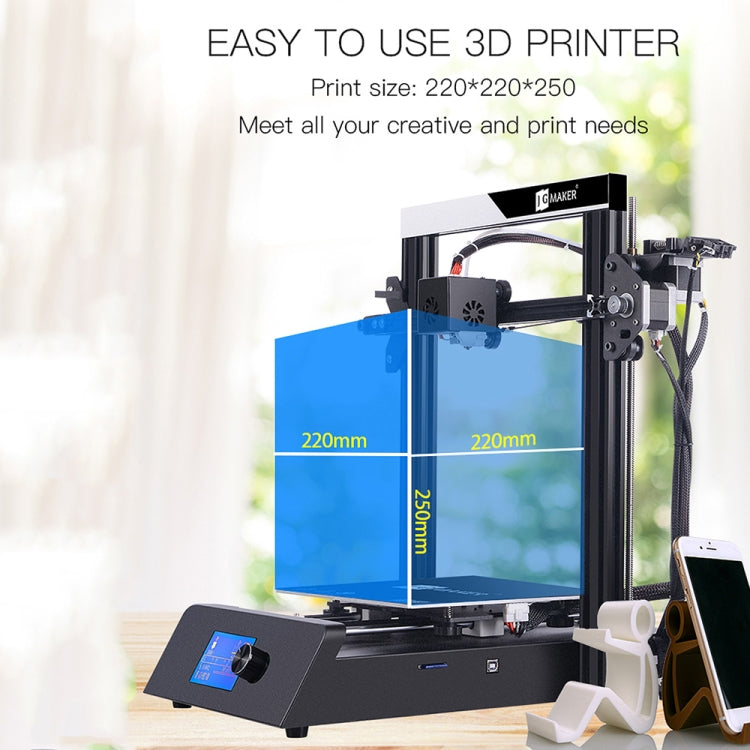 JGAURORA Magic 250W LCD Display Desktop 3D Printer with Knob Control
