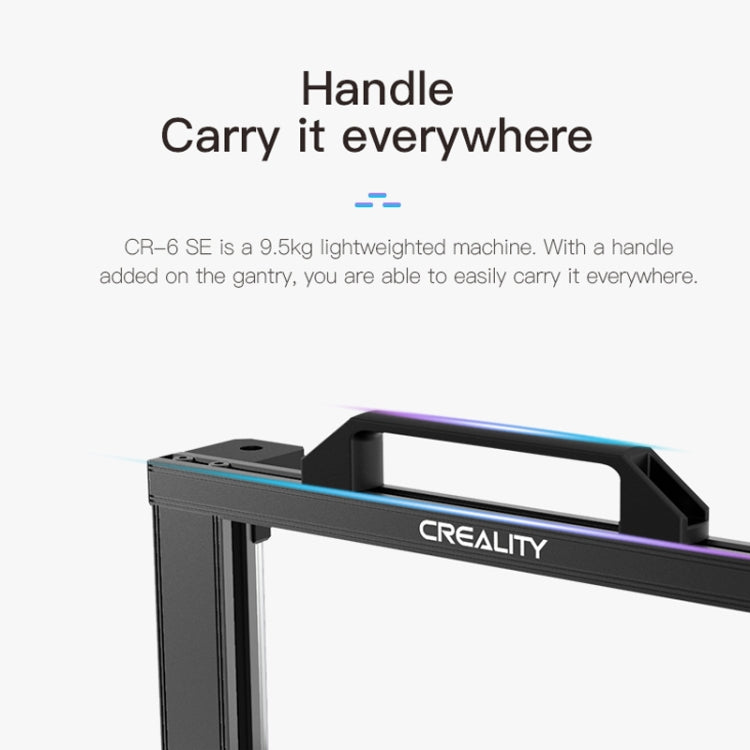 CREALITY CR-6 SE 350W Intelligent Leveling-free DIY 3D Printer, Print Size : 23.5 x 23.5 x 25cm, EU Plug