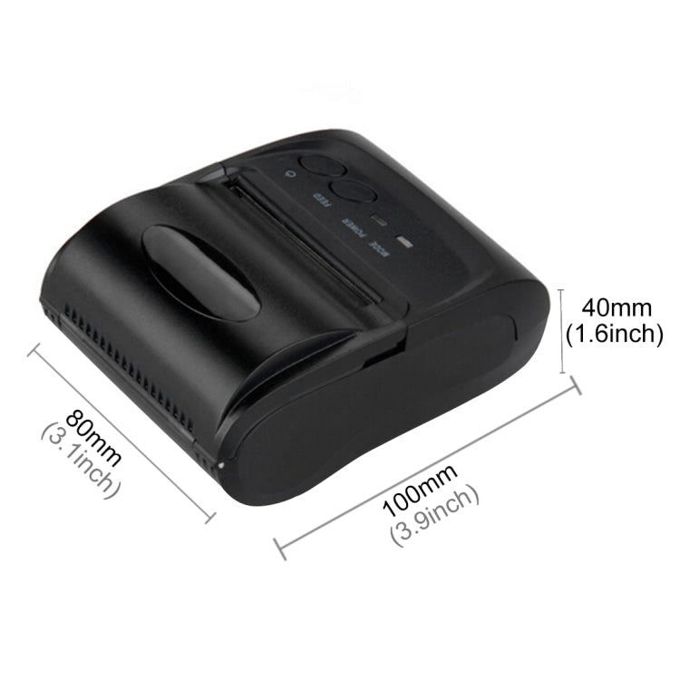 POS-5802 Thermal Line Bluetooth Receipt Printer(Black), POS-5802