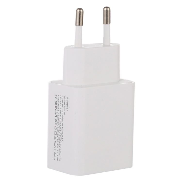 18W Power Adapter Plug Adapter EU Plug, EU Plug