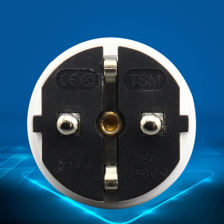 16A Detachable Wiring Power Plug, EU Plug
