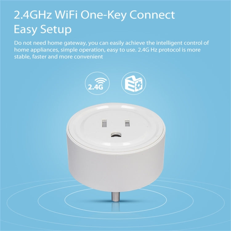 NEO NAS-WR06W WiFi US Smart Power Plug,with Remote Control Appliance Power ON/OFF via App & Timing function