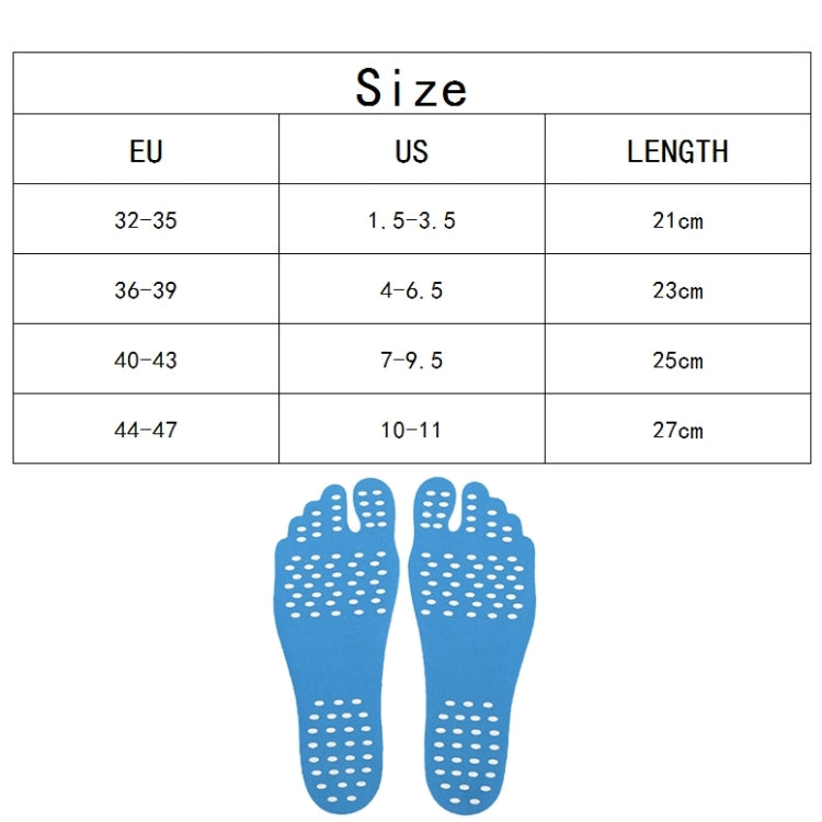 Invisible Anti-slip Summer Beach Sandals Insole Size: S, Length: 21 cm