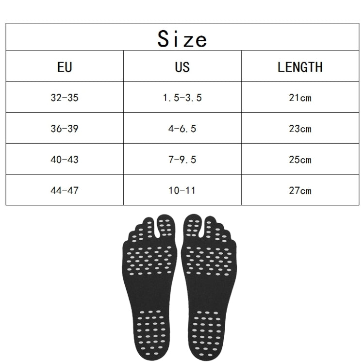 Invisible Anti-slip Summer Beach Sandals Insole Size: M, Length: 23 cm