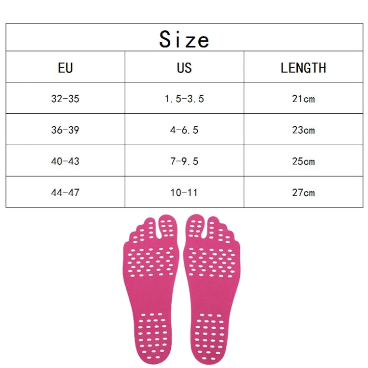 Invisible Anti-slip Summer Beach Sandals Insole Size: L, Length: 25 cm