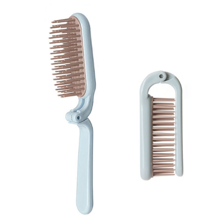 Portable Folding ABS Handle Makeup Hair Comb, Length: 18cm
