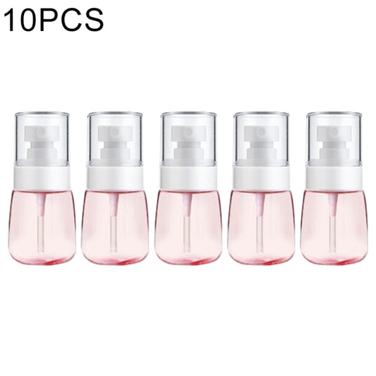 10 PCS Portable Refillable Plastic Fine Mist Perfume Spray Bottle Transparent Empty Spray Sprayer Bottle, 30ml