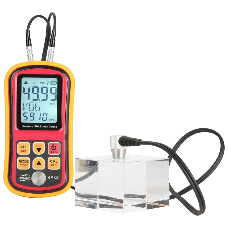 BENETECH GM130 Ultrasonic Thickness Meter Tester Gauge, Measure Range: 1.00~300.0mm