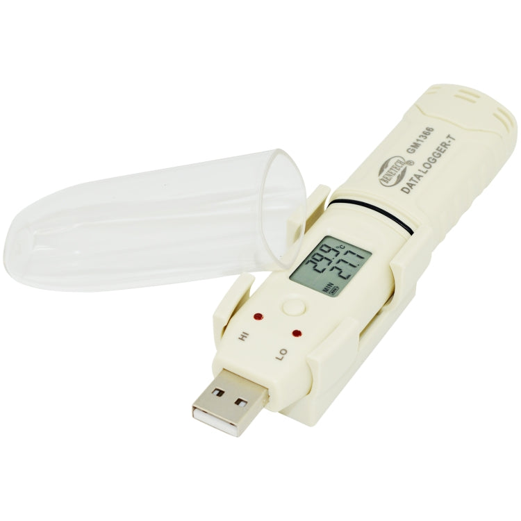 BENETECH GM1366 USB Digital Temperature Recorder Meter with Alarm, GM1366