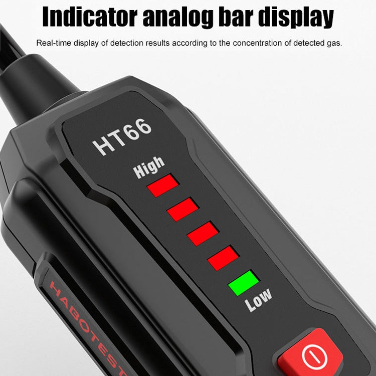 HABOTEST HT66 Combustible Gas Detector Natural Gas Leak Detector