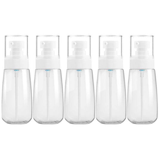 5 PCS Travel Plastic Bottles Leak Proof Portable Travel Accessories Small Bottles Containers, 80ml