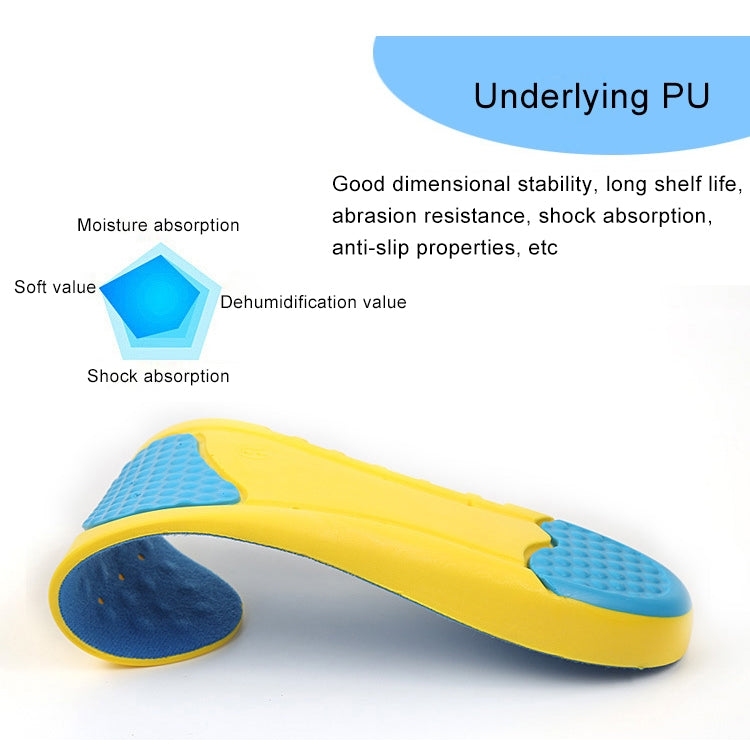 1 Pair Stretch Breathable Absorbent Deodorant  Sports Tourism And Leisure Comfort Cushioning Insole, Size: M(38-40Yards)