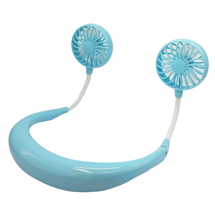 Creative Mini Hanging Neck Type Fan Outdoor LED Fan, F008 (White), F008 (Black), F008, F008 (Blue)