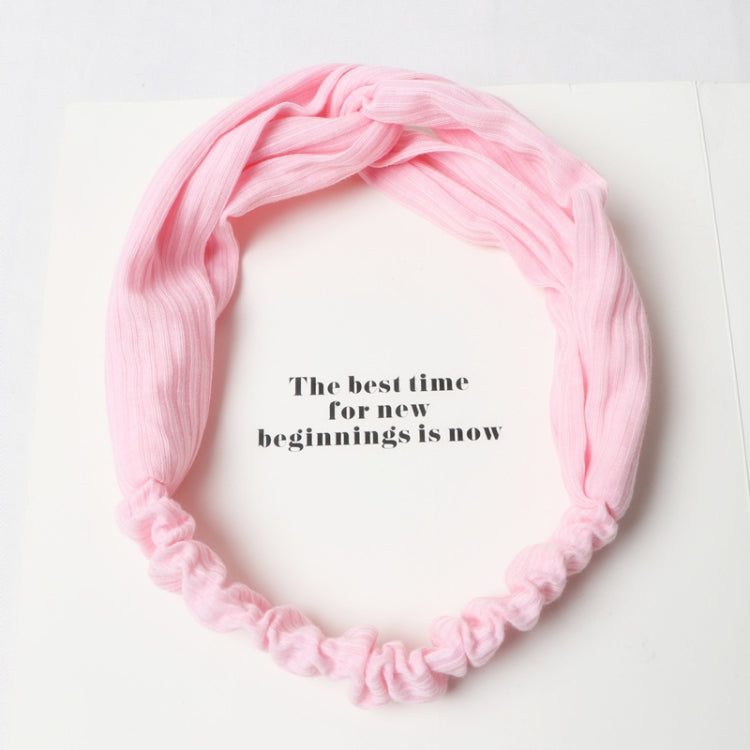 Women Temperament Knitting Cross Shape Hair Band