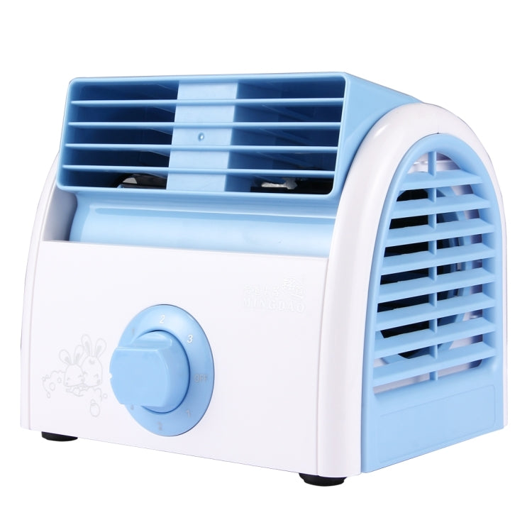 30W Turbine No Blade Mini Desktop Mute Fan for Dormitory / Bedroom / Living Room / Office, 3 Kinds Speed Mode, AC 220V