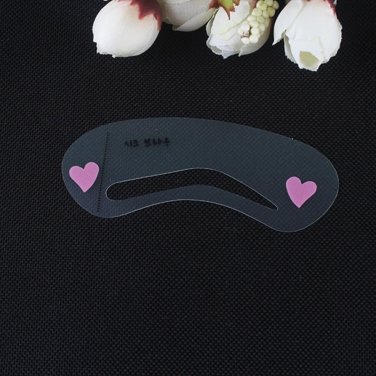 50 PCS 3 in 1 Eyebrow Stencil Shape Template Tools