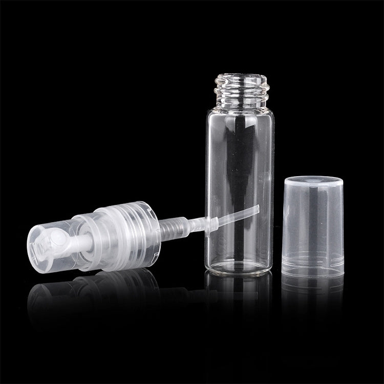 50 PCS Perfume Bottle Spray Bottle Perfume Bottle Empty Bottle, Capacity:10ML (Transparent)