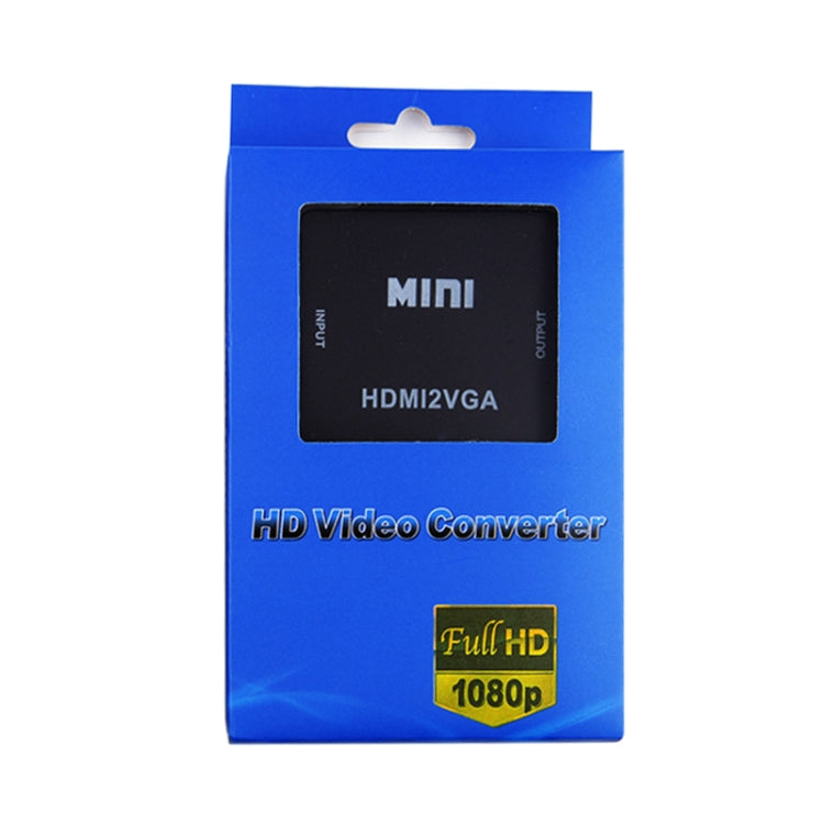 HOWEI HW-2109 Mini HDMI to VGA Video Audio Converter