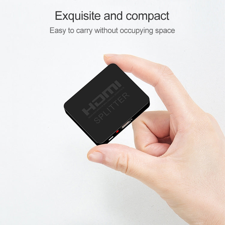 1x2 Mini HDMI Amplifier Splitter, Support 3D & 4K x 2K