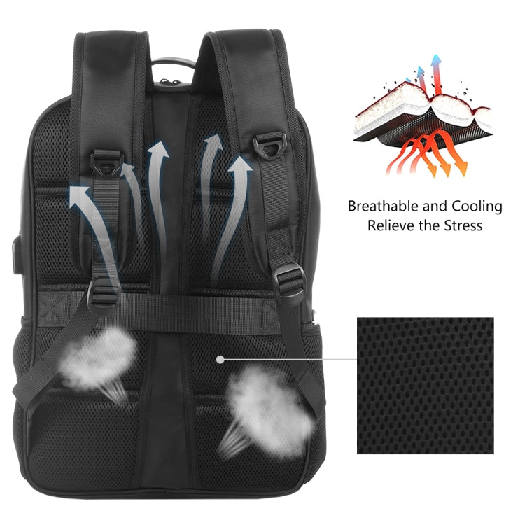 HAWEEL 14W Solar Panel Power Backpack Laptop Bag with Handle and 5V / 2.1A Max USB Charging Port, 14W Backpack 2