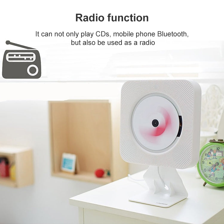 The Second Generation Portable Digital Display Bluetooth Speaker CD Player with Remote Control