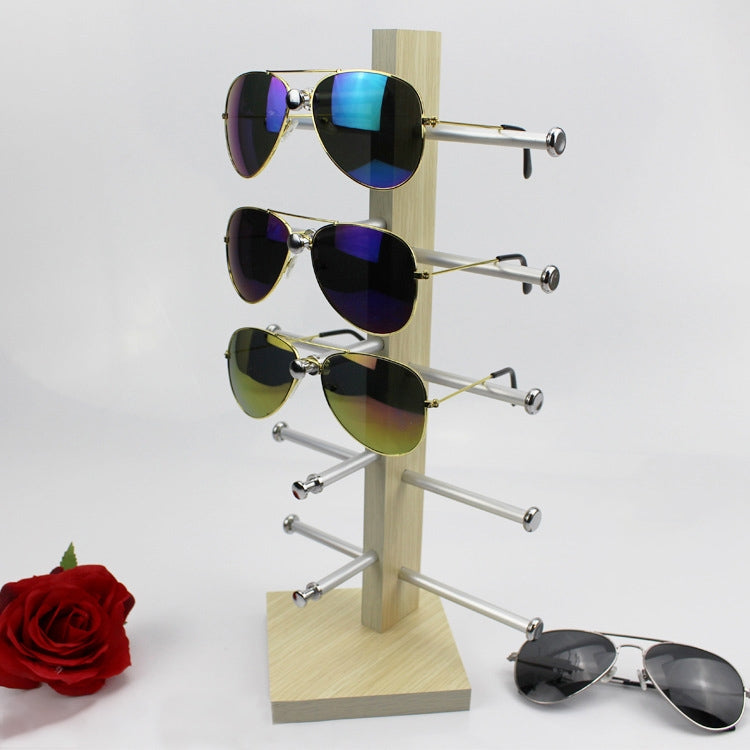 Oak Wood Glasses Display Frame Sunglasses Rack Display Stand