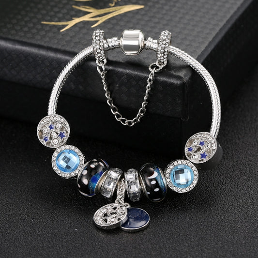 18cm Fashion Ethnic Style Boho Blue Sky Star Moon Bead Bracelets